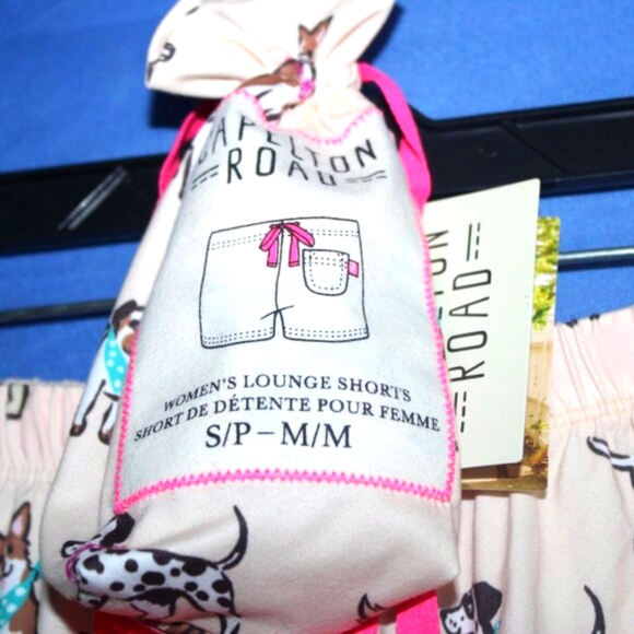 Capelton Road Dog Print Lounge Shorts S-M NWT - Picture 3 of 8